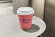 Free Small Coffee Cup On Table Mockup