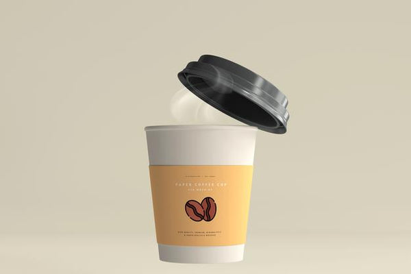 Free Small Size Paper Coffee Cup Mockup Psd