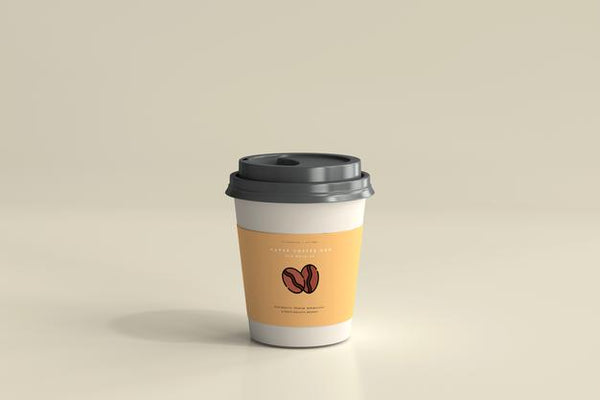 Free Small Size Paper Coffee Cup Mockup Psd