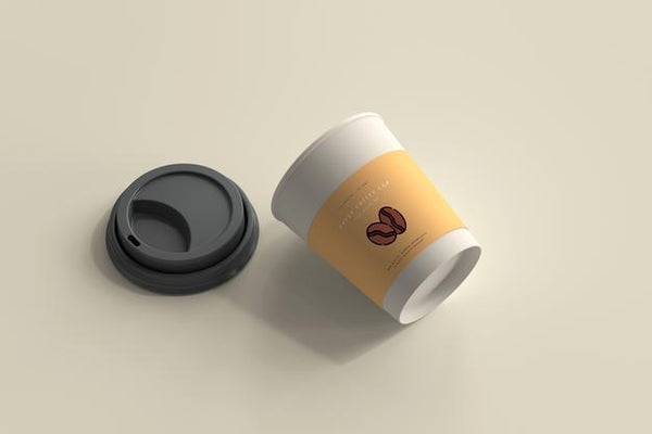 Free Small Size Paper Coffee Cup Mockup Psd