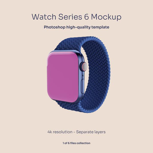 Free Smart Watch Mockup Psd