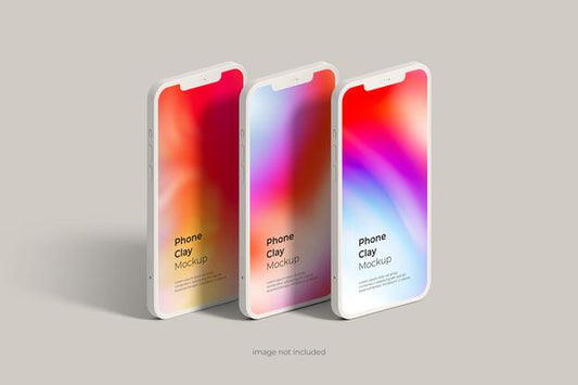Free Smartphone Clay Mockup Psd
