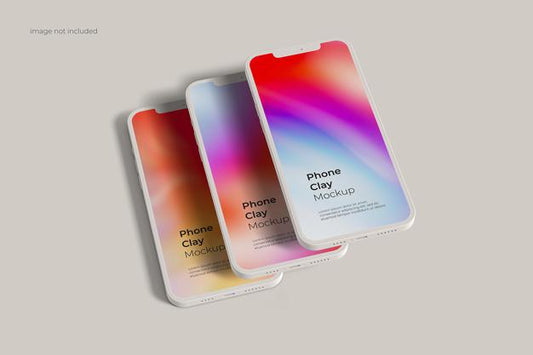 Free Smartphone Clay Mockup Psd