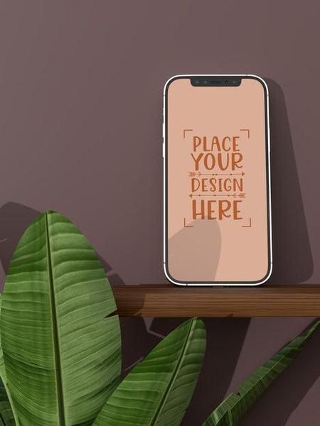 Free Smartphone Frameless Blank Screen Mockup Psd