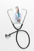 Free Smartphone Mock-Up With Female Doctor Psd