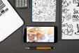 Free Smartphone Mockup On Workspace Psd