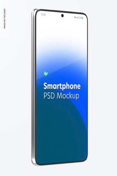 Free Smartphone Mockup, Right Side View Psd