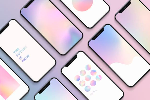 Free Smartphone Screens Mockup Set Psd