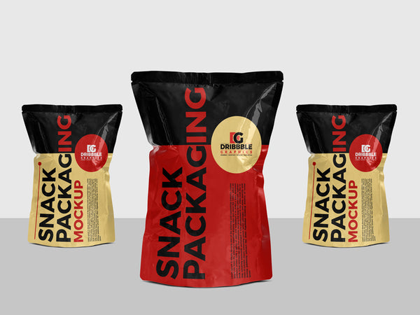 Free Snack Packaging Psd Mockup