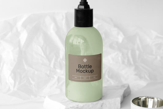 Free Soap Bottle Mockup