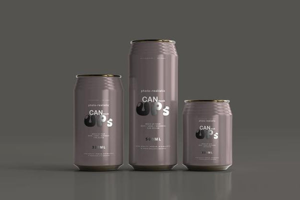 Free Soda Can Mockup Psd