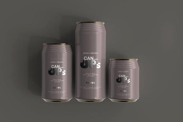 Free Soda Can Mockup Psd