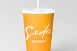 Free Soda Cup Mockup