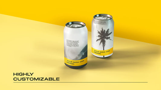 Free Soda Drink Can Mockup