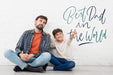 Free Son Message For Father On Fathers Day Psd