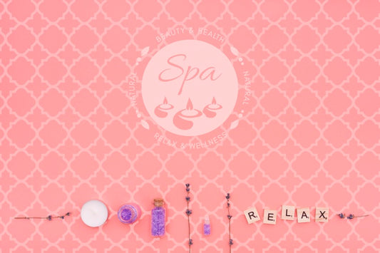 Free Spa Beauty Care With Cosmetic Products Psd
