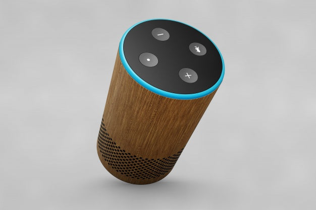 Free Speaker Mockup In Cylinder Shape Psd
