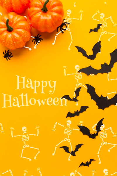 Free Specific Halloween Day Skeleton Draw Psd