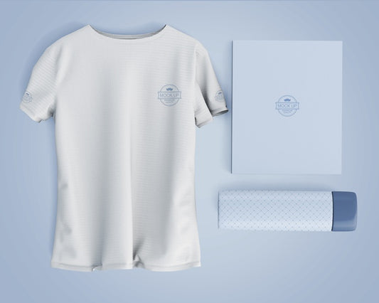 Free Sports Shirt Mockup With Brand Logo Psd