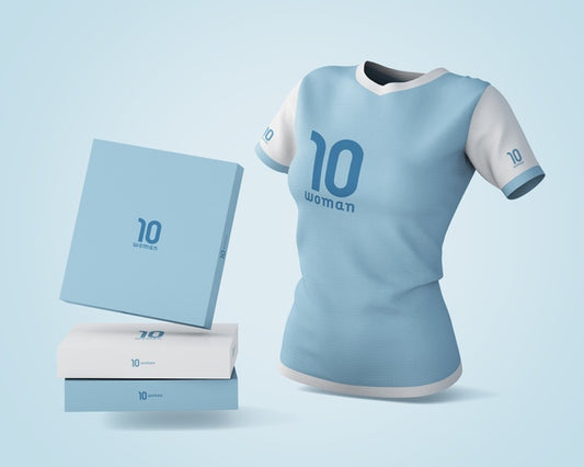Free Sports Shirt Mockup With Brand Logo Psd