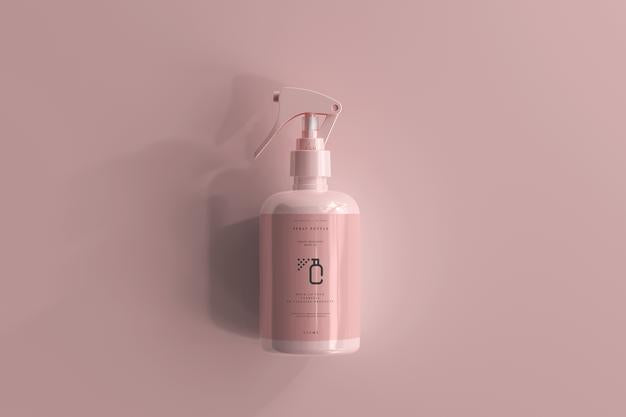 Free Spray Bottle Mockup Psd