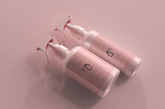 Free Spray Bottle Mockup Psd