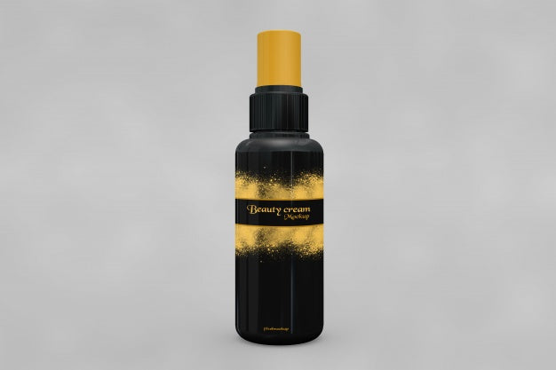 Free Spray Bottle Mockup Psd