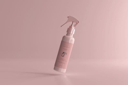 Free Spray Bottle Mockup Psd