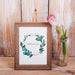 Free Spring Mockup With Wooden Frame Psd