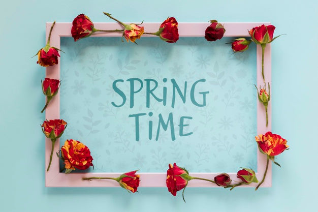 Spring Time Frames Free Spring Time With Floral Frame Psd – DreamBundles