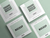 Free Square Business Card Mockup Psd