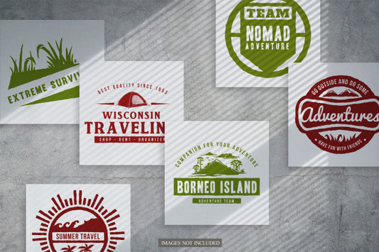 Free Square Cards Mockup With Shadows Psd