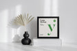 Free Square Frame On Table Mockup
