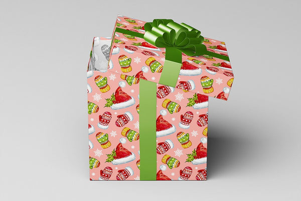 Free Square Gift Box Mock-Up