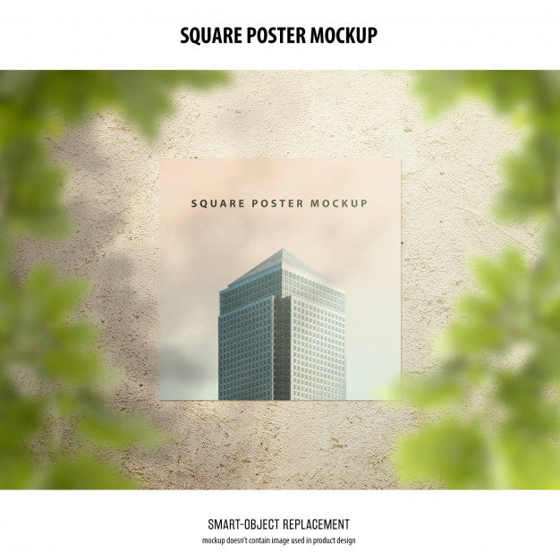 Free Square Poster Mockup Psd – DreamBundles