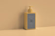 Free Square Pump Bottle Mockup Psd