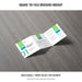 Free Square Tri-Fold Brochure Mockup Psd