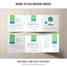 Free Square Tri-Fold Brochure Mockup Psd