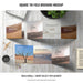 Free Square Tri-Fold Brochure Mockup Psd
