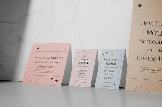 Free Stand-Up Stationery Mock-Up Paper Psd