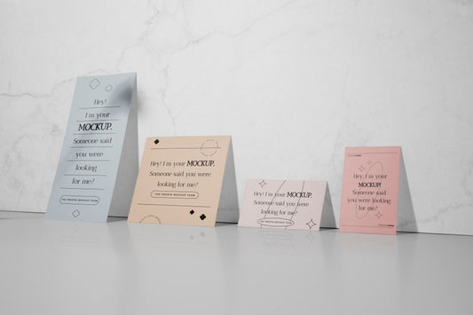 Free Stand-Up Stationery Mock-Up Paper Psd