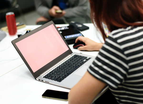 Free Startup Business People Working On Laptop Copy Space