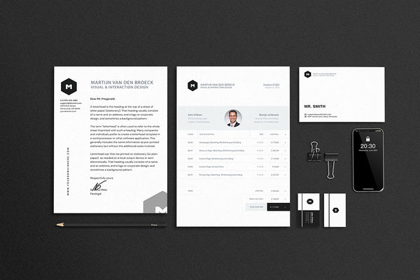 Free Stationery/Branding Mock-Ups