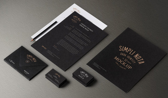 Free Stationery Branding Psd Mockup