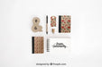 Free Stationery Cardboard Concept Psd