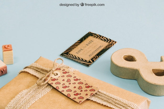 Free Stationery Cardboard Concept Psd