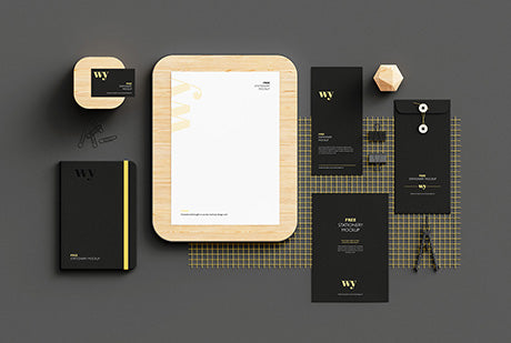 Free Stationery Mockup