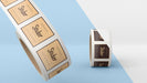 Free Sticker Roll Mock Up Psd