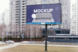 Free Street Billboard Display Mock-Up Psd