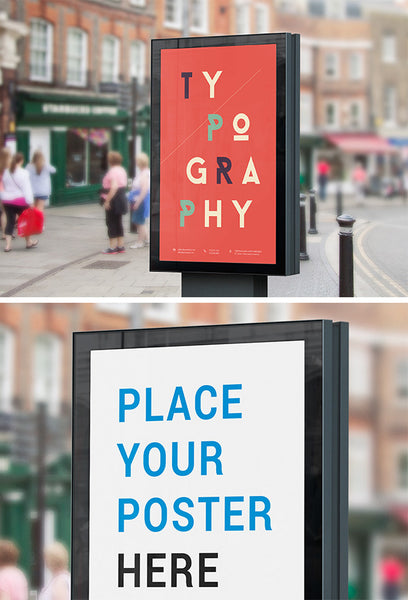 Free Street Billboard Psd Mockup